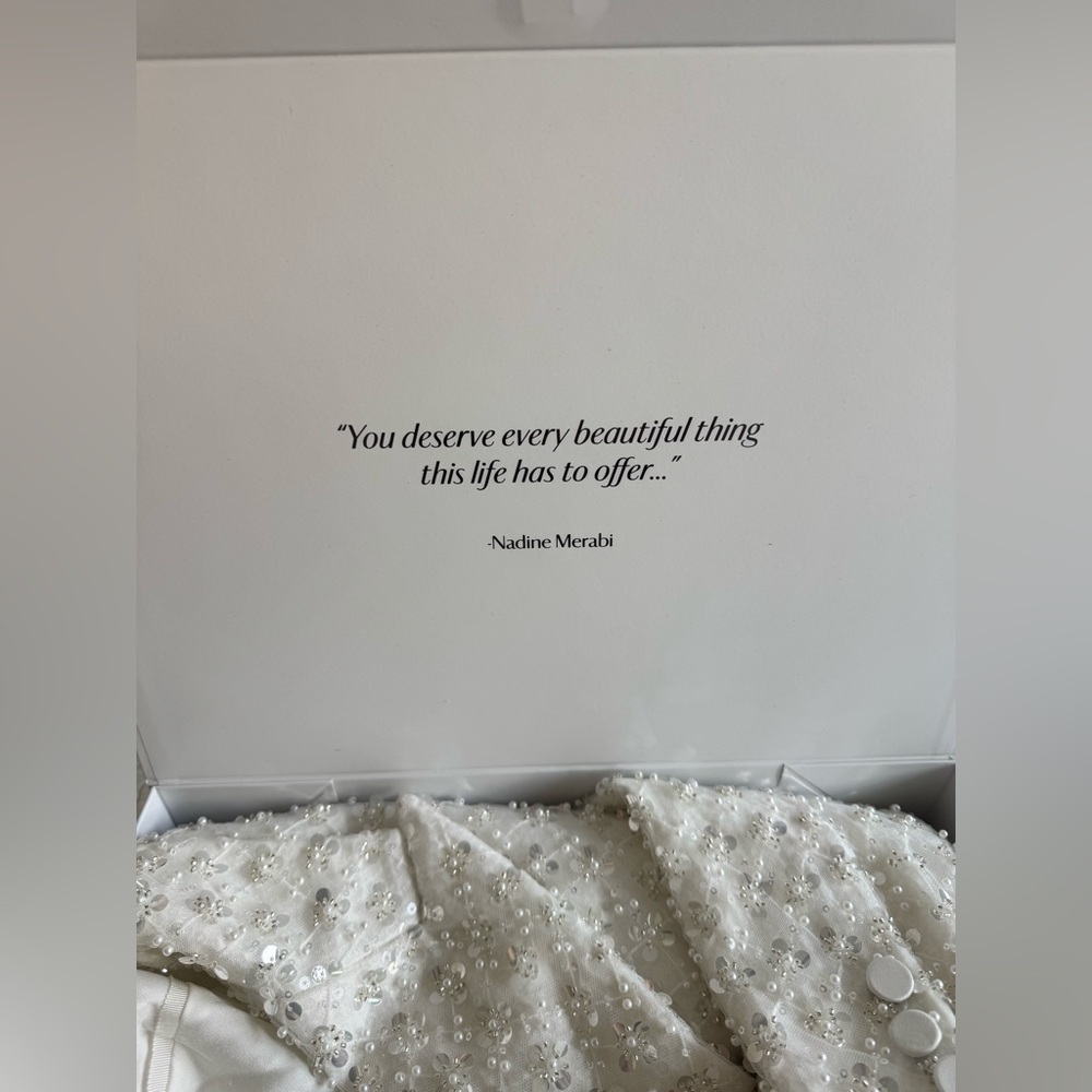 (Brand New with Tags) Nadine Merabi Clara White Blazer - Picture 13 of 15